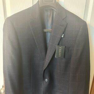Ralph Lauren Dark Plaid Blazer
